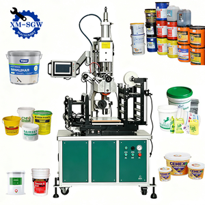 Máquina de transferencia de calor PLC SGW para cubos de plástico, impresión a todo color en superficies curvas para cubos y barriles de pintura, lubricantes y productos químicos - Product Image 1