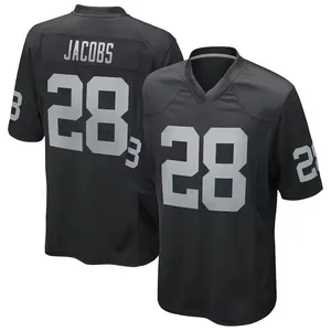 Maillot de football américain personnalisé 2025-2026 |   Maillot de fan Nassib 94 Carr 4 Jacobs 28 Crosby 98 Vente en gros S-XXXL - Product Image 4