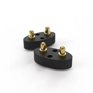 Conector de pino magnético 2 pogo, resistência a alta temperatura, dual core, Ipx6-Ipx7