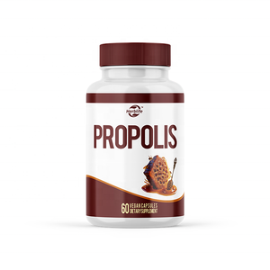 Cápsulas de Propóleo de Abeja Haccp OEM, Suplemento Sin Gluten con Flavonoides, 60 Cápsulas Veganas, Suplemento Dietético - Product Image 1