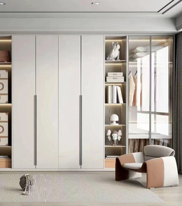Armoires personnalisées grandi salon chambre placard bois armoire armoires organisateur stockage vestiaire placards ensemble - Product Image 3