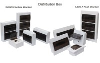 Boîte de distribution plastique 36 voies avec barre de terre
