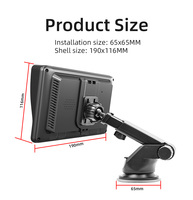 Reproductor MP5 para Auto con Pantalla Táctil IPS de 7 Pulgadas, Amplificador OBD2, RGB-CarPlay/Mirror Link Inalámbrico, 1 Año de Garantía