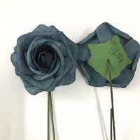 Rose en mousse PE teinte multiplateforme, très vendue, pour la Saint-Valentin, arche, bouquet de mariée, décoration florale pour la maison, utilisation en gros