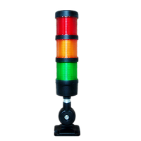 Lampu Menara Alarm Audio-Visual Multi-layer ONN LED Tiga Warna IP65 Tahan Lama 50000 Jam, Bersertifikasi FCC CE ROHS