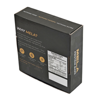 Boîtes d'expédition personnalisées écologiques noires brillantes pour produits de boulangerie, en matériaux recyclés, boîte d'expédition en carton ondulé