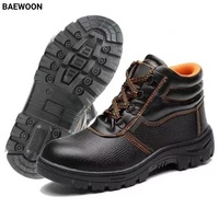 Calzado de Protección Laboral BAEWOON N22, Anti-Impactos, Anti-Pinchazos, con Suela de Goma para Hombre, Calzado de Seguridad Protector