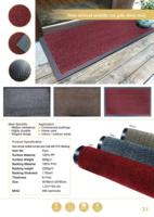 Tapis de porte extérieur, paillasson avec support en PVC antidérapant pour entrée