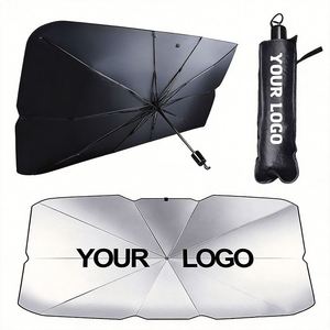 Parasol Personalizado con Protección UV para Parabrisas de Varios Vehículos, Plegable y Portátil - Product Image 1