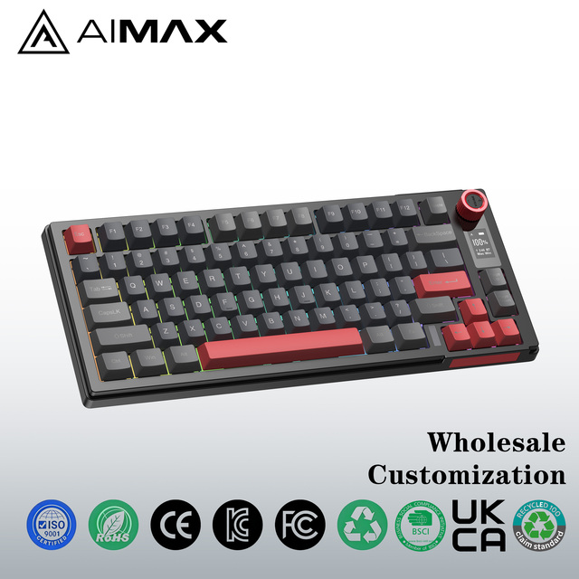 2.4G Wireless USB+BT ABS for Magnetic Switch Rapid Trigger Mechanical Gaming Keyboard RGB Backlit Programmable 79 Keys