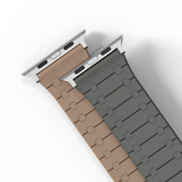 Bracelet de montre intelligente en silicone magnétique résistant RYB 49 mm 46 mm 42 mm 40 mm, accessoires réversibles, bracelet de luxe