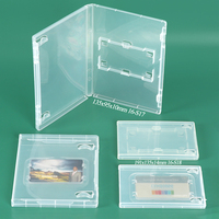 SUNSHING - Funda Transparente para Tarjetas de Identificación, Estuche para Tarjetas de Regalo de PP, Porta Tarjetas de Visita Premium, Caja de Almacenamiento para Tarjetas de Membresía VIP OEM ODM