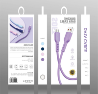 Câble de charge USB au prix d'usine, câble de charge rapide Type C PD, cordon Micro V8 pour Xiaomi Samsung iPhone avec emballage en boîte