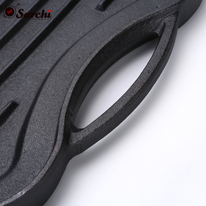 Chuyên Nghiệp 18 Inch 40Cm Lớn Đúc Sắt Hình Chữ Nhật Nướng Vỉ Nướng Tấm - Product Image 4