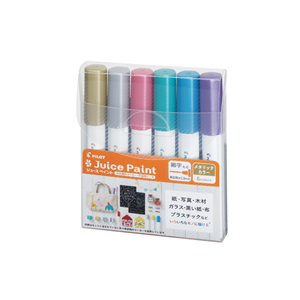 Fine tip <b>paint</b> marker <b>set</b> basic pastel metallic water based markers for wood glass plastic metal multi surface drawing - Product Image 3