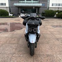 Scooter Populaire Grande Puissance TANK Moto 125cc Scooter 125CC avec Sac en Cuir Cyclomoteur à Essence Scooter 50cc