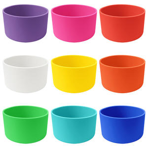 Sous-verre antidérapant en silicone avec logo imprimé personnalisé, adapté aux gobelets isothermes en acier inoxydable 32/40 oz. - Product Image 2