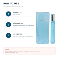 Perfume en Spray para Mujer al por Mayor, 25 ml, 5 Aromas Frutales, Florales y Amaderados, Miniatura Portátil de Viaje, en Caja, Fragancia Corporal, Proveedor Minorista