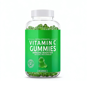 Goma de Vitamina C con Forma de Oso Naranja, Compatible con Sistema Inmunológico Saludable, Vegetariano Sin Gluten, 250mg, OEM, Etiqueta Privada - Product Image 1