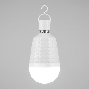 Ampoule LED d'urgence haute/basse tension AC85V-265V/DC5V-6V 15W, diamètre 8cm, culot E27, chargement USB, matériau ABS+PP, batterie 1200mAh - Product Image 1