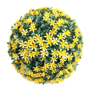 Boule de fleurs artificielles en plastique réaliste, rose, suspendue, pour mariage, Saint-Valentin, remise de diplôme, décoration de la maison et du <span class=keywords><strong>jardin</strong></span> - Product Image 5