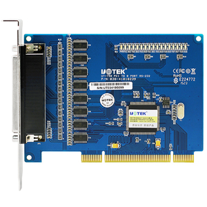 UOTEK <span class=keywords><strong>PCI</strong></span> để RS-232 nối tiếp thẻ RS232 <span class=keywords><strong>8</strong></span> cổng tốc độ cao DR62 mở rộng chuyển đổi công nghiệp cấp DB9 kết nối UT-758 Bộ chuyển đổi - Product Image 2