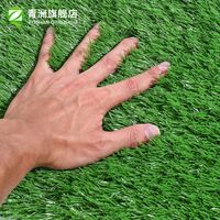 QINGZHOU L002 tapis vert extérieur 20mm hauteur de Pile gazon artificiel pour Golf gazon Sport chinois