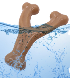 Eco-friendly Non tossico cane masticare osso giocattolo duro colore cioccolato in Nylon per la pulizia dei denti giocattoli per cani - Product Image 2