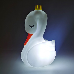 Hot bán phim hoạt hình động vật Vinyl LED ánh sáng ban đêm đồ chơi cho trẻ em ngủ dễ thương Mini Unicorn trăng sao Bảng Đèn trái cây đèn bàn - Product Image 3