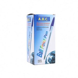 ปากกาลูกลื่นแบบใส ขนาด 1.0 มม. แห้งเร็ว ราคาส่งถูก รับทำโลโก้ หมึกหลายสี สำหรับใช้ในสำนักงานและโรงเรียน - Product Image 3