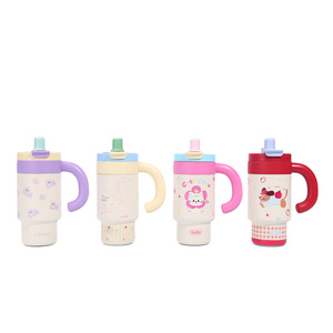 Mug isotherme double boisson Mega en acier inoxydable 316, grande capacité, avec paille, pour voyage et bureau - Product Image 5