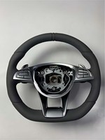 Personnalisation du volant en fibre de carbone et daim pour Mercedes-Benz W205 W212 W213 W221 C E B 300 AMG A45 CLA45 C63