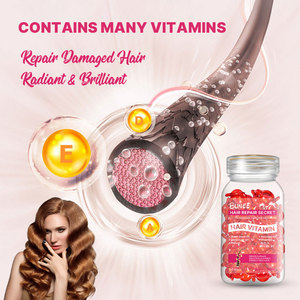 Offre Spéciale 40 capsules de vitamines sans rinçage Sérum de traitement capillaire aux huiles marocaines <span class=keywords><strong>d</strong></span>'avocat à l'argan et à la macadamia - Product Image 2