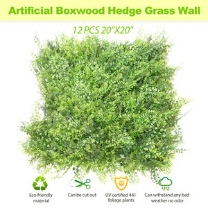 Almacén de EE. UU. Entrega directa China Nueva llegada IVY Wall Grass Panel de pared Planta <span class=keywords><strong>artificial</strong></span> Wall Grass Setos de boj artificiales - Product Image 2