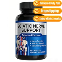 Capsules de soutien à base de plantes pour le soulagement du nerf sciatique avec acide alpha-lipoïque et curcuma pour le soulagement des douleurs sciatiques (Dropshipping)