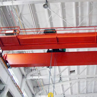 Pont roulant à double poutre de style européen Yiteng, 40 tonnes, portée 10 m, hauteur de levage max. 20 m, utilisation intérieure/extérieure, composants principaux : moteur