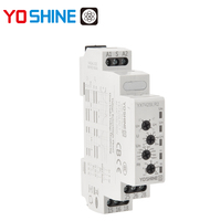 Relais miniature monophasé Yoshine AC/DC 12V-72V 10A DPDT scellé avec protection contre les surtensions et les sous-tensions et verrouillage