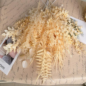 O-X476 Vente en gros de fleurs artificielles blanches de <span class=keywords><strong>champagne</strong></span>, arrangement de fleurs, haute simulation, décoration de mariage en plastique - Product Image 4