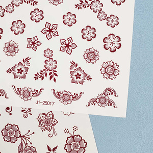 Tatuajes Temporales de Henna Blancos y Marrones al por Mayor, Estilo Indio, para Manos, Pies y Cuerpo, Resistentes al Agua - Product Image 6