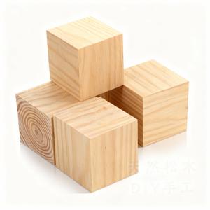 Pé de Móvel em Bloco de Madeira Maciça Natural para Cama, Mesa, Sofá, DIY, Artesanal, Suporte para Móveis - Product Image 2