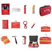 Kit de Secours d'Urgence Incendie pour la Maison et les Hôtels - Ensemble de Lutte Contre l'Incendie 4 Pièces Personnalisable par le Fabricant