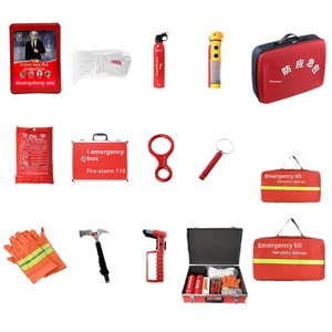 Kit de Secours d'Urgence Incendie pour la Maison et les Hôtels - Ensemble de Lutte Contre l'Incendie 4 Pièces Personnalisable par le Fabricant - Product Image 2