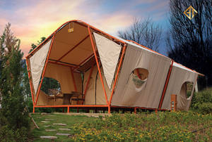 韓国デザインの豪華グランピングテントリゾート、高級ホテルテント、大特価販売中 - Product Image 2