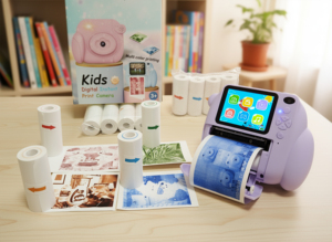 2025 Caméra d'impression couleur instantanée pour enfants <span class=keywords><strong>qui</strong></span> <span class=keywords><strong>imprime</strong></span> des images avec une seule couleur et prend en charge quatre couleurs différentes - Product Image 4