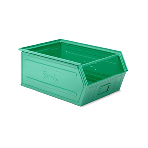 Contenedor Metálico Fami con Asas, Tamaño 5, Capacidad 88 Litros, Dimensiones 450x700x300 mm, Color Verde RAL6011 - Product Image 3