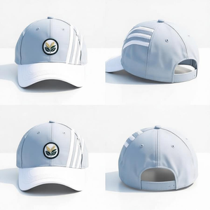 Custom Patch Logo Blank 5 Panel Fitted Laser Cut Hole Perforated <b>Waterproof</b> <b>Hat</b> Breathable Quick Dry Golf Caps - Product Image 5