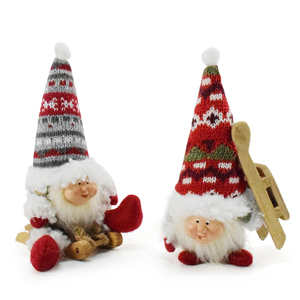 Tomte Navidad Noel <span class=keywords><strong>Santa</strong></span> Gonk คริสต์มาสทำด้วยมือตุ๊กตาโนมส์ขนาดเล็กสำหรับตกแต่งคริสต์มาส - Product Image 4