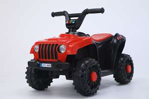 سيارة أطفال كهربائية اقتصادية رباعية الدفع للطرق الوعرة للأطفال من 2-7 سنوات ببطارية 6 فولت 4 أمبير وهيكل بلاستيكي - Product Image 6