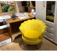 Chaise de canapé simple chaude chaise de Lotus en option multicolore pour fauteuil de balcon de chambre à coucher de salon