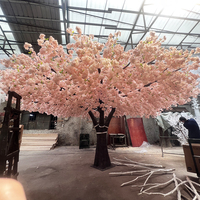 Produk Kustom Pabrik Harga Murah Terlaris Dekorasi Dalam Ruangan Bunga Buatan Modis Pohon Bunga Sakura Buatan